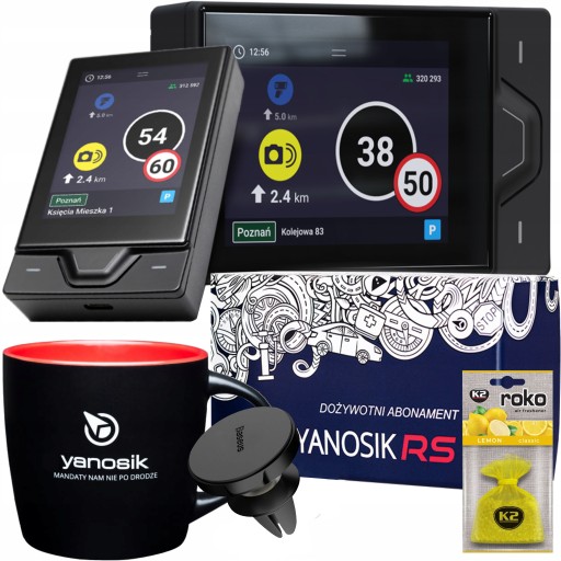 Радар-детектор YANOSIK RS + ПОЖИЗНЕННАЯ ПОДПИСКА, ОГРАНИЧЕННАЯ ВЕРСИЯ 2024 ГОДА + БЕСПЛАТНЫЕ ПОДАРКИ