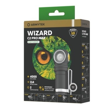 Armytek Wizard C2 Pro Max Магнит USB Белый, 4000лм