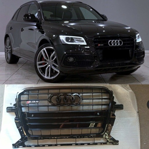 Муляж решітки Audi Q5 12-15 SQ5 Чорний