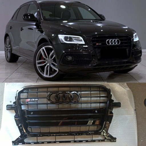 Решітка радіатора Audi Q5 12-15 SQ5 Black