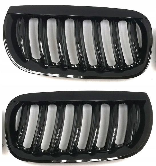 Решетка гриль тюнинг черный глянец Bmw X3 e83 2003-