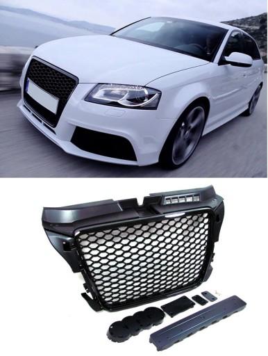 Манекен гриль Audi A3 8P lift 08-11 RS look gloss