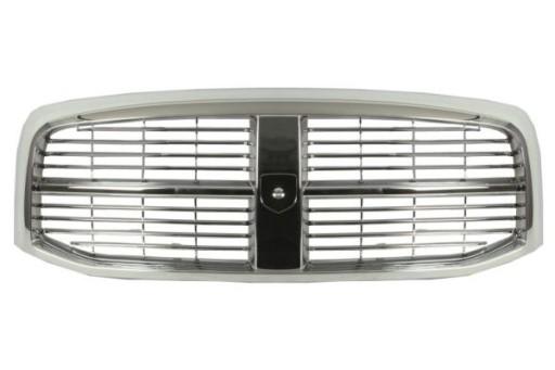 6502-07-0934991P - Заглушка решетки радиатора (с хромированной полосой, хром/черный) DODGE RAM 01.06-12.09