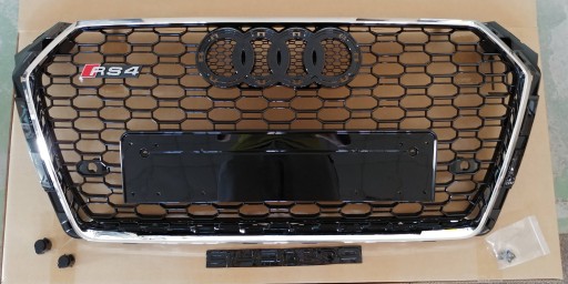 Бутафорська решітка AUDI A4 B9 2017 р. в стилі RS4 Quattro