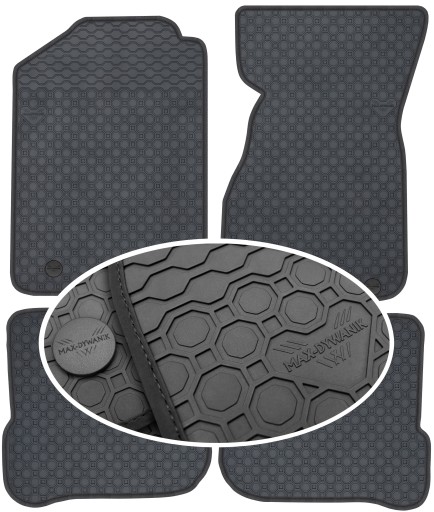 Гумові килимки Audi 80 90 1991-1996 PrimeLiner - Чорні