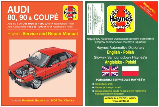 Audi 80, 90 & Coupe (1986-1990) - Керівництво по ремонту Haynes + 24 години БЕЗКОШТОВНО