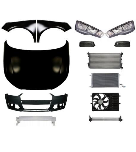 3575 - Ремінь бампера Audi A1 14-18 Балка капота