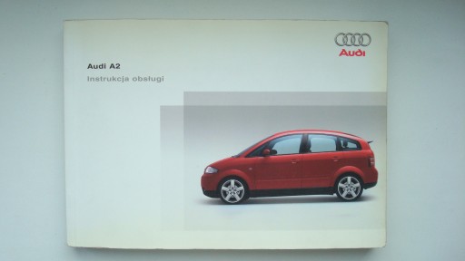 Audi A2 Polish Руководство пользователя Audi A2, красочный внутри, оригинал, 2004 г.