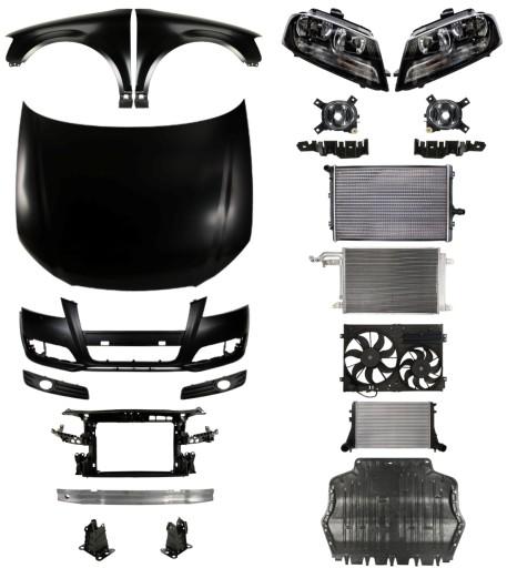 3543 - Audi A3 8P 08-12 Ремінь бампера Балка капота