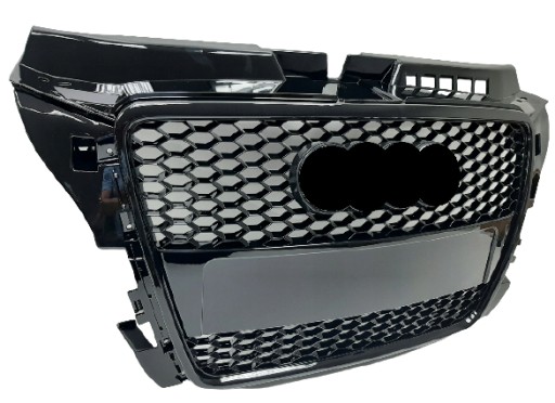 Audi A3 8P 08- решетка радиатора черная глянцевая RS TUNING