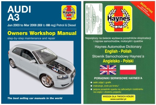 Керівництво по ремонту Audi A3 8P (2003-2008) Haynes + БЕЗКОШТОВНО 24 години