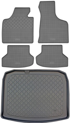 Audi A3 8P HB 3D 2003-2012 SET - Коврик в багажник + коврик для ног