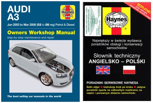 Audi A3 II (2003-2008) - Керівництво по ремонту Haynes + 24 години БЕЗКОШТОВНО