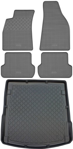 Audi A4 B6 B7 SD 2001-2007 SET - Коврик в багажник + коврик для ног