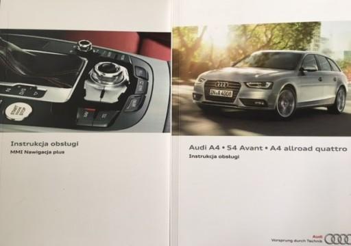 Audi A4 B8 FL 2011-2015 Польська інструкція + радіонавігаційний телефон MMI