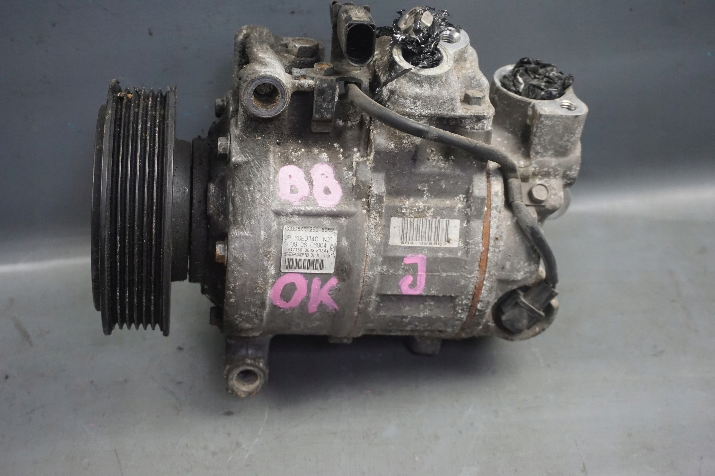 8K0260805J 6SEU14C - Audi A4 B8 компресор кондиціонера 2.7 TDI 3.0 TDI