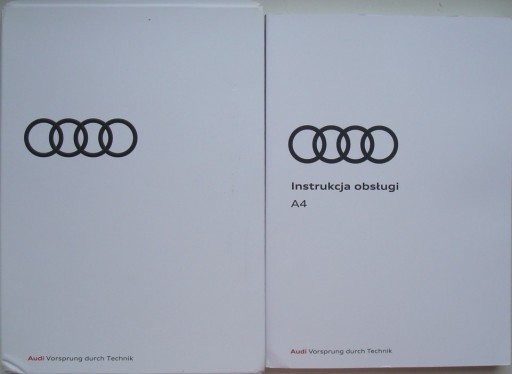 Audi A4 B9 2019-2024 польская инструкция по эксплуатации Audi A4 2023 оригинал + КЕЙС