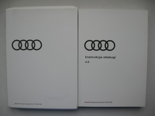 Audi A4 B9 2019-2024 польский сервис мануал Audi A4 2019 оригинал +ETUI