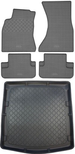Audi A5 8TA Sportback 2009-2016 SET - Коврик в багажник + коврик для ног
