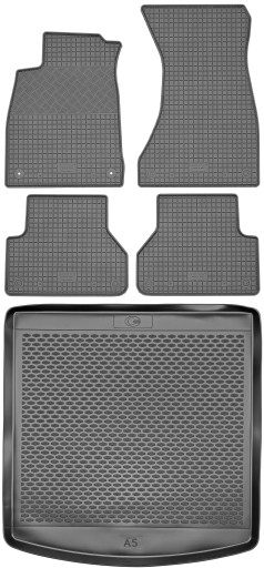 Audi A5 II Sportback 2018 - Коврики резиновые + коврик в багажник