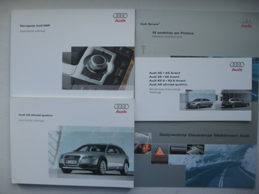 Audi A6 Allroad Quattro 06-11 посібник користувача +MMI +скорочений PL 2009