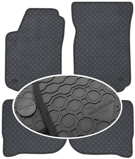 Гумові килимки Audi A6 C4 SD Kombi 1994-1997 PrimeLiner - Чорні