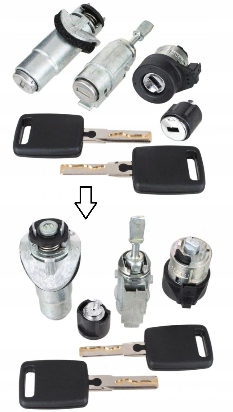 Mar1076 - Audi A6 C5 97-05 переключатель зажигания + комплект вставок