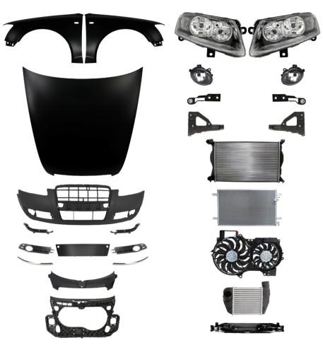 3458 - Audi A6 C6 04-08 Ремінь бампера Балка капота