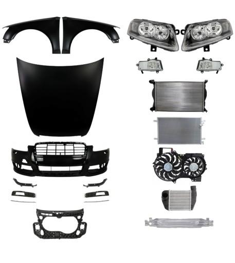 3466 - Audi A6 C6 08-11 Ремінь бампера Балка капота