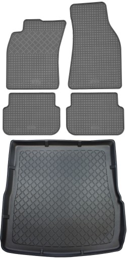 Audi A6 C6 Avant Kombi 2005-2011 SET - Коврик в багажник + коврик для ног