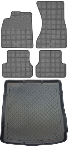Audi A6 C7 Avant Kombi 2011-2018 SET - Коврик в багажник + коврик для ног