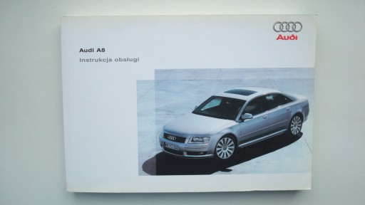 Audi A8 D3 2002-2005 Польська мануала, кольорова, оригінал, 11/2004