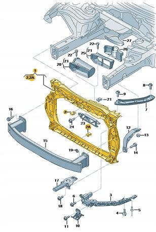 003-014-0016 - Вентилятор радиатора AUDI A4B8 A5 A6c7 Q5 2.0 TFSI