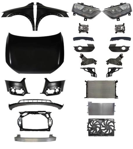 3419 - Audi Q3 8U 11-15 Ремінь бампера Балка капота