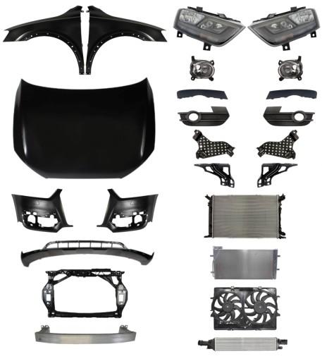 3422 - Audi Q3 8U 11-15 Ремінь бампера Балка капота