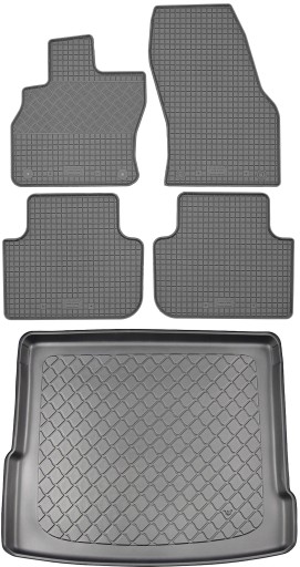 Audi Q3 F3 SUV 2018 - КОМПЛЕКТ - Коврик в багажник + коврик для ног