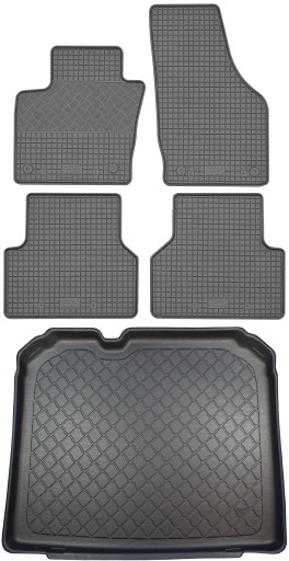 Audi Q3 SUV 2011-2018 SET - Коврик в багажник + коврик для ног