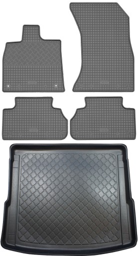 Audi Q5 II FY SUV 2017 - КОМПЛЕКТ - Коврик в багажник + коврик для ног