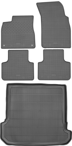 Audi Q7 II SUV 2015 - КОМПЛЕКТ - Килимки + килимок в багажник