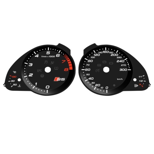 Чорні циферблати Audi S5 під спеціальне замовлення