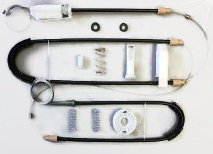 1 - Audi TT 8J CABRIO 06-13 Склопідйомник Комплект передній правий W-WA