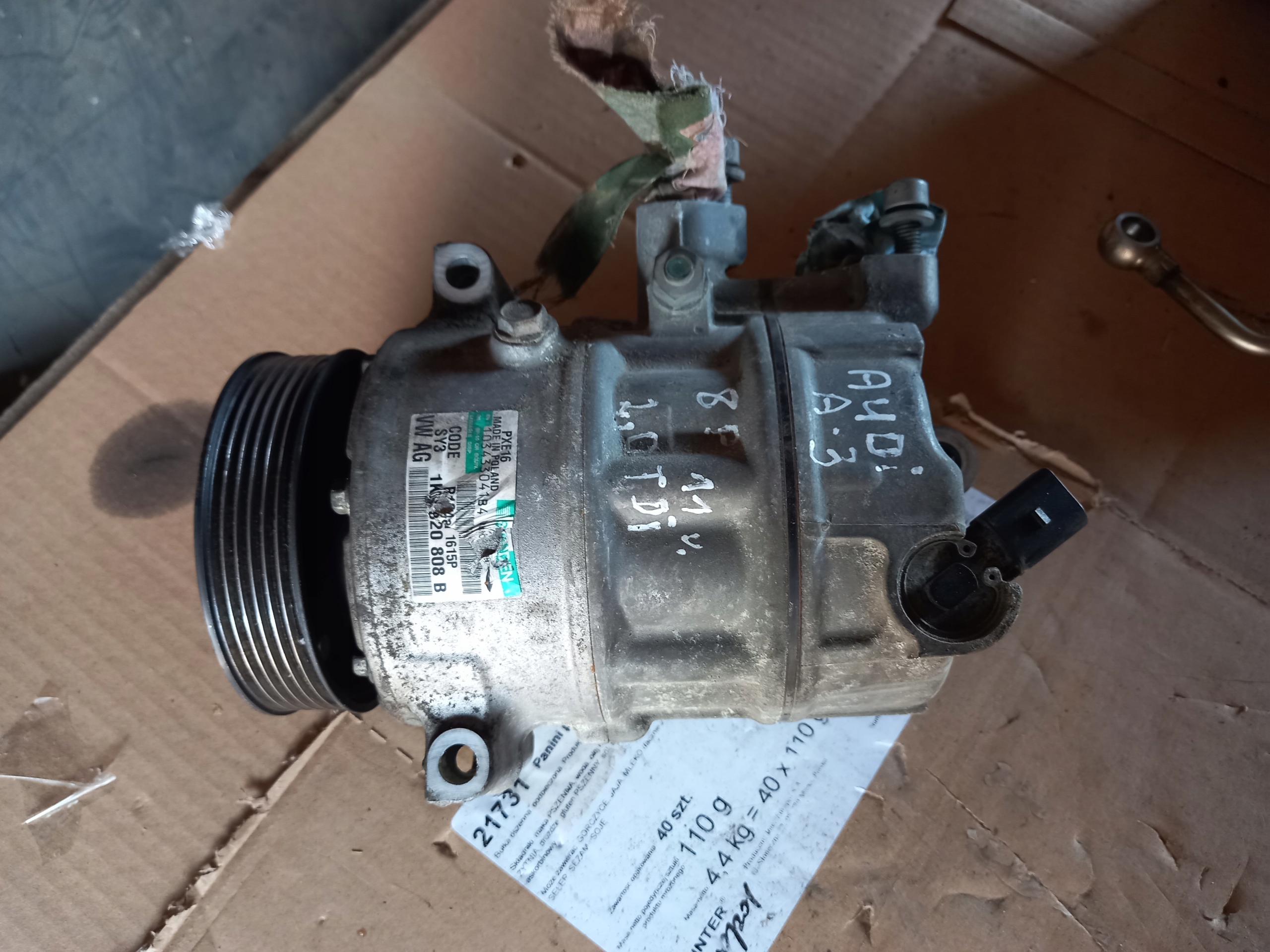 1K0820808B - Audi A3 8P 2.0 TDI lift компрессор кондиционера