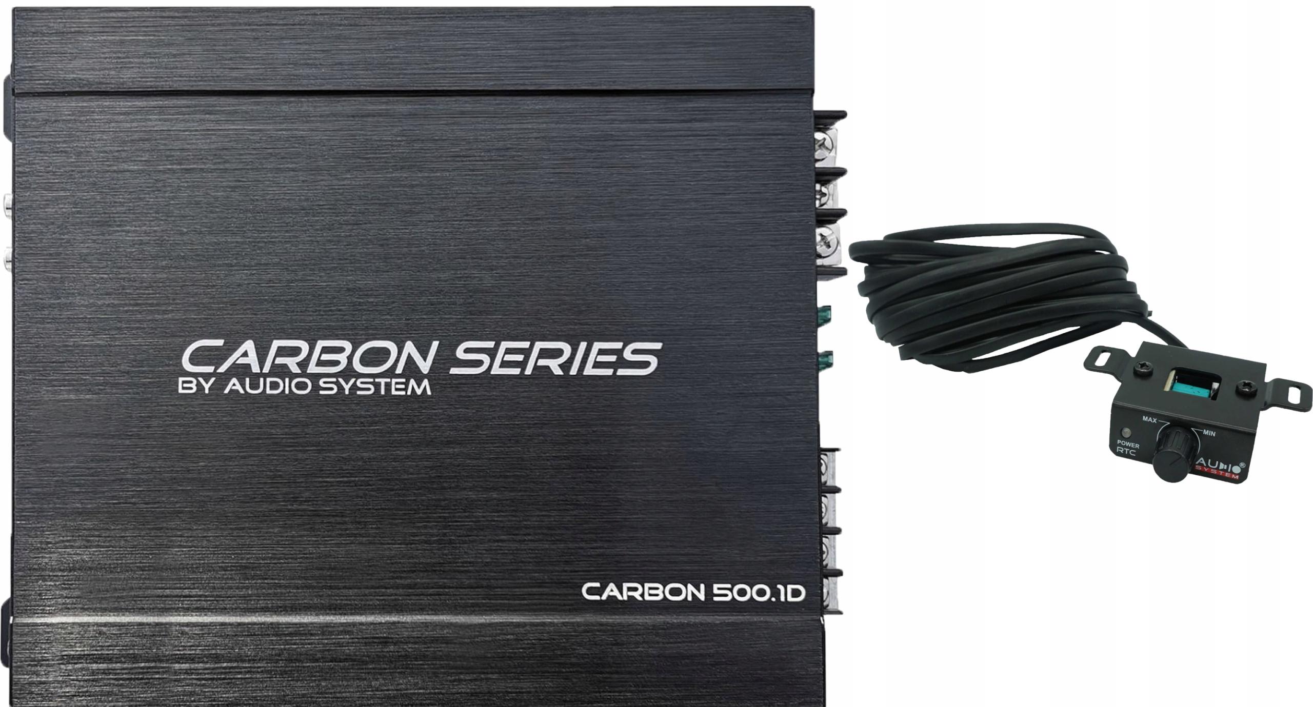 Аудіо система Carbon 500.1 d моноблок 500W RMS 2 Ohm