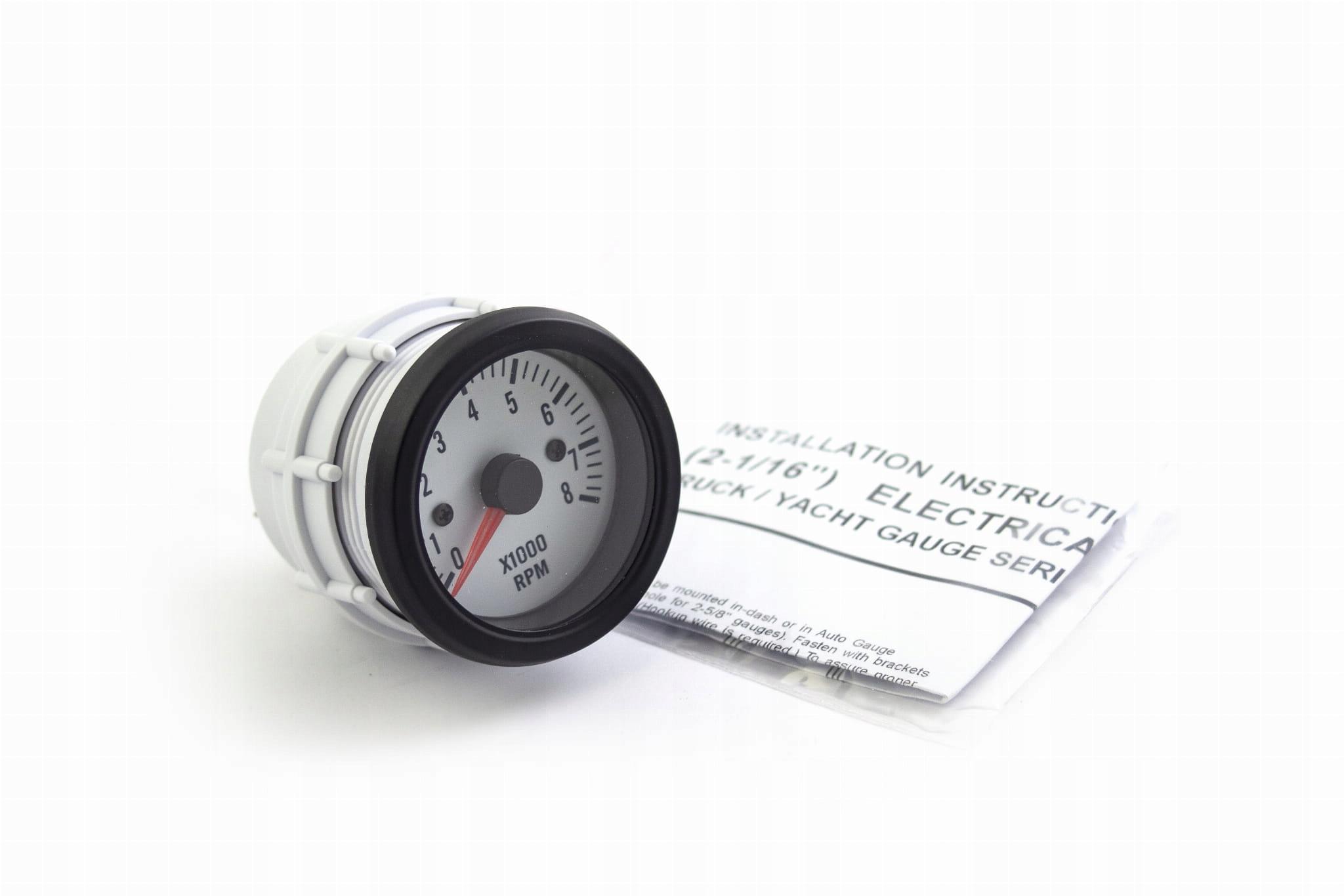 Auto Gauge VDO White Tachometer-тахометр