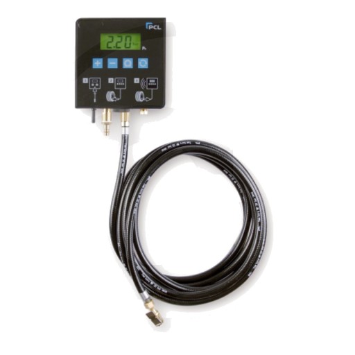 Машина для регулювання тиску в шинах TECALEMIT з сенсорним дисплеєм