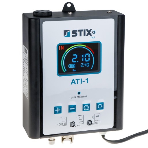 Автоматическая станция для подкачки колес и шин ATI-1, шланг 10м, 0-15бар - Stix
