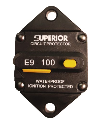 Автоматичний термальний запобіжник струму для лебідки 100А