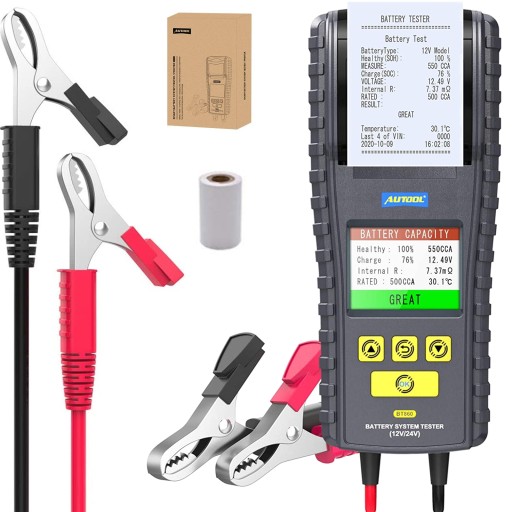 Autool BT860 тестер для аккумуляторных батарей 12V 24V