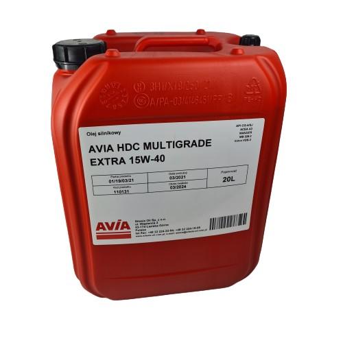 Avia HDC Всесезонное EXTRA CG-4 15W40 20л