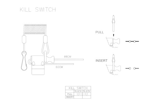 GMOTO-4547 - Аварійний вимикач запалювання JMT KILL SWITCH